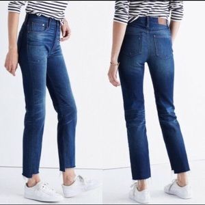 Madewell Perfect Vintage Jean- raw step hem